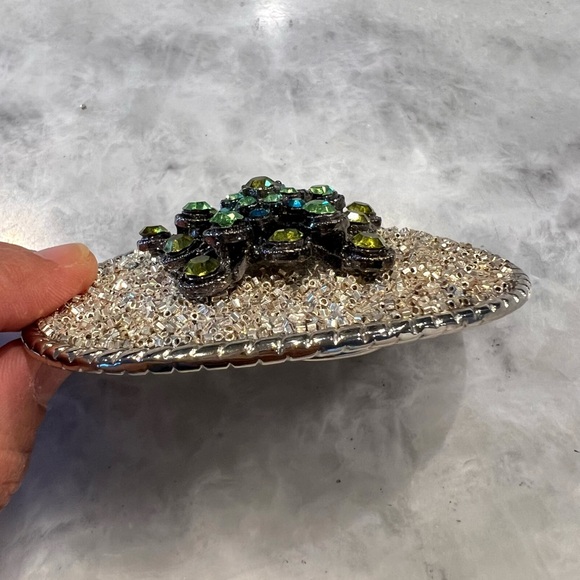 Beaded Rhinestone Belt Buckle - Picture 3 of 4